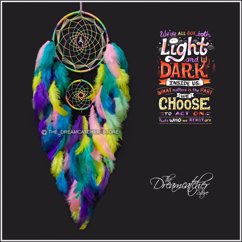 Pastel shades Wall hanging The Dreamcatcher Store